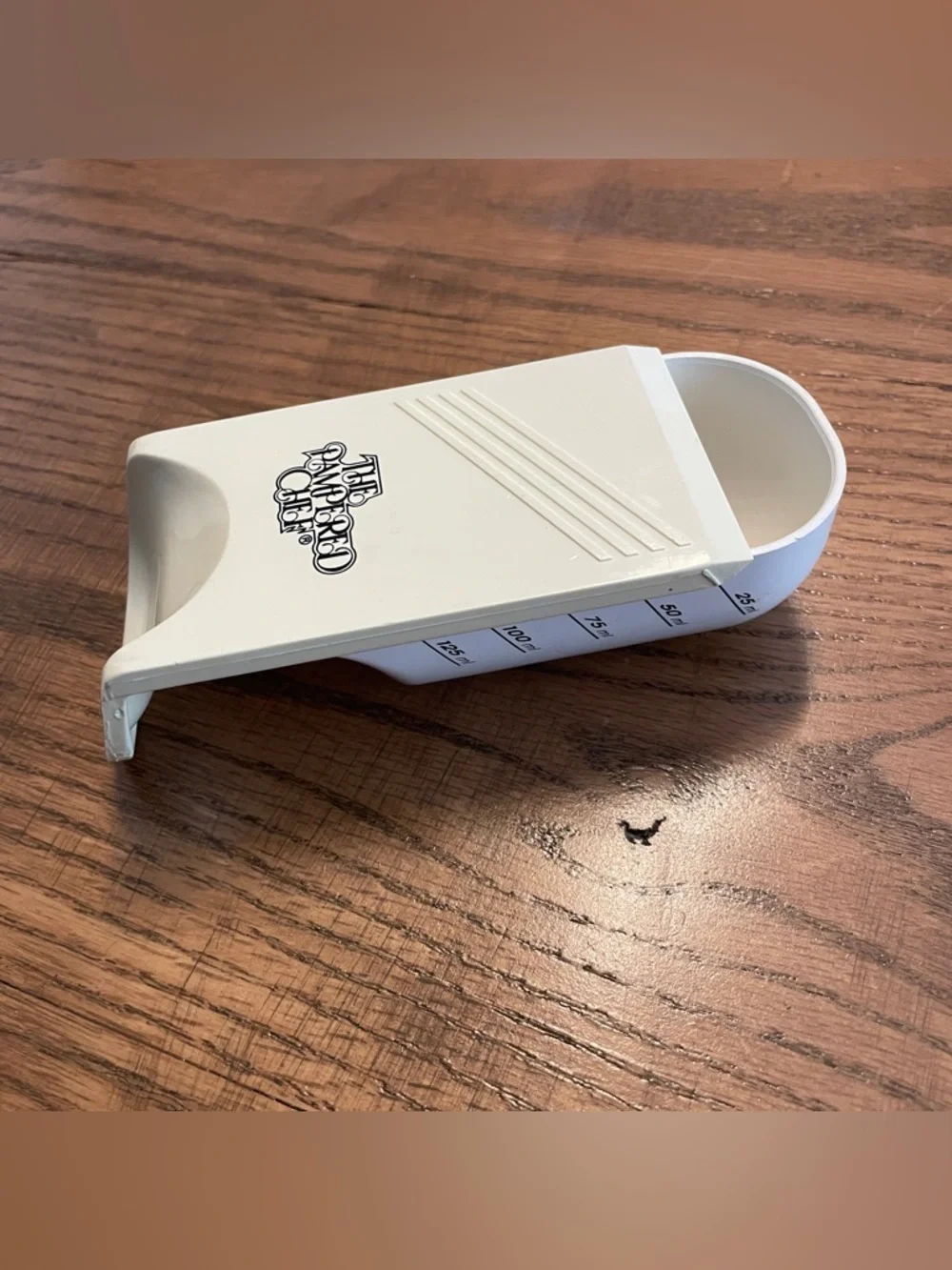Vintage Pampered Chef Dry Measuring Cup Slider Adjustable 1/2 Cup